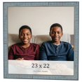 thumbnail image 1 of 23x22 Frame Blue Scuffed Farm Board Solid Wood Picture Frame Width 0.75 Inches | Interior Depth 0.5, 1 of 8