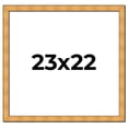 thumbnail image 1 of 23x22 Frame Gold Rustic Solid Wood Picture Frame | 1.25 Inch Wide Moulding | Rustique Gold, 1 of 8