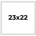 thumbnail image 1 of 23x22 Frame White Real Wood Picture Frame Width 0.75 inches | Interior Frame Depth 0.5 inches |, 1 of 8