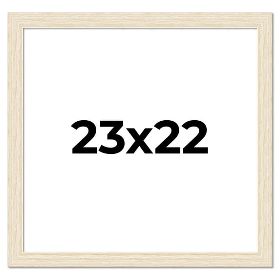 23x22 Frame White Real Wood Picture Frame Width 1.5 inches | Interior Frame Depth 0.5 inches | Barn