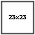 thumbnail image 1 of 23x23 Frame Black Real Wood Picture Frame Width 1.25 inches | Interior Frame Depth 0.5 inches |, 1 of 8