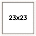 thumbnail image 1 of 23x23 Frame Silver Real Wood Picture Frame Width 1.25 Inches | Interior Frame Depth 0.5 Inches |, 1 of 8