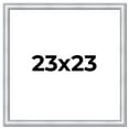 thumbnail image 1 of 23x23 Frame Sterling Silver Solid Wood Picture Frame | 1.25 Inch Moulding Width | 0.75 Inch, 1 of 8