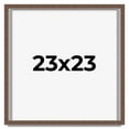 thumbnail image 1 of 23x23 Shadow Box Frame Brown | 1.125 inches Deep Real Wood Rustic Shadowbox Display Frame | UV, 1 of 5