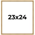 thumbnail image 1 of 23x24 Frame Beaded Gold Solid Wood Picture Frame | 0.75 Inches Moulding Width | Liscio Oro, 1 of 8