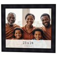 thumbnail image 1 of 23x24 Frame Black Passaggi Solid Wood Picture Frame Width 1.5 Inches | Interior Depth 0.5 Inches |, 1 of 8