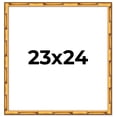 thumbnail image 1 of 23x24 Frame Gold Bamboo Solid Wood Picture Frame | 1 Inch Moulding Width | Interior Frame Depth, 1 of 8