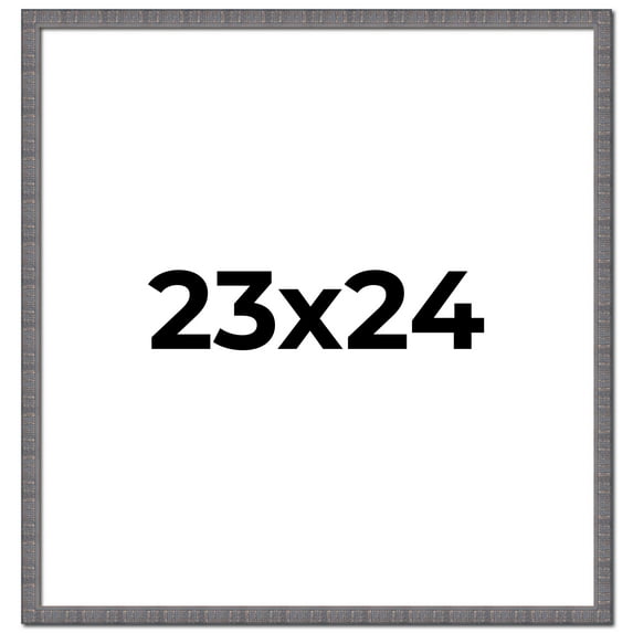 23x24 Frame Slate Blue Distressed Rustic Solid Wood Picture Frame | 0.75 Inch Moulding Width |