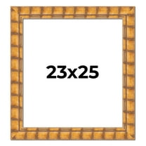 23x25 Frame Beige Real Wood Picture Frame Width 3 inches | Interior Frame Depth 0.5 inches |