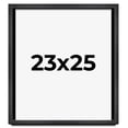 thumbnail image 1 of 23x25 Frame Black Charcoal Grey Wood Textured Picture Frame | 0.75 Inch Moulding Width | Gunmetal, 1 of 8