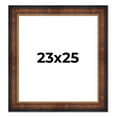 thumbnail image 1 of 23x25 Frame Brown Walnut Gold Ornate Trim Solid Wood Plein Air Picture Frame | 3 Inch Moulding, 1 of 8