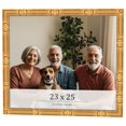 thumbnail image 1 of 23x25 Frame Gold Bamboo Solid Wood Picture Frame | 1 Inch Moulding Width | Interior Frame Depth, 1 of 8