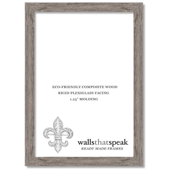 23x25 Gray Barnwood Picture Frame for Puzzles Posters Photos or Artwork