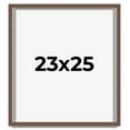 thumbnail image 1 of 23x25 Shadow Box Frame Brown | 1.125 inches Deep Real Wood Rustic Shadowbox Display Frame | UV, 1 of 5