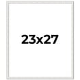thumbnail image 1 of 23x27 Frame White Real Wood Picture Frame Width 0.75 inches | Interior Frame Depth 0.5 inches |, 1 of 8