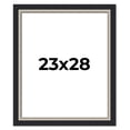 thumbnail image 1 of 23x28 Frame Black Real Wood Picture Frame Width 2.25 Inches | Interior Frame Depth 0.5 Inches |, 1 of 8