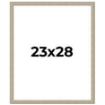 thumbnail image 1 of 23x28 Frame Grey Solid Wood Picture Frame Width 1 Inches | Interior Frame Depth 0.5 Inches |, 1 of 8