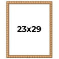 thumbnail image 1 of 23x29 Frame Gold Real Wood Picture Frame Width 1.5 inches | Interior Frame Depth 0.5 inches |, 1 of 8