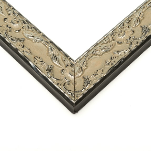 23x29 Frame Silver Solid Wood Picture Frame Width 1.75 Inches | Interior Frame Depth 0.375 Inches |