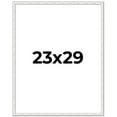 thumbnail image 1 of 23x29 Frame White Real Wood Picture Frame Width 0.75 inches | Interior Frame Depth 0.5 inches |, 1 of 8