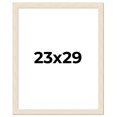 thumbnail image 1 of 23x29 Frame White Real Wood Picture Frame Width 1.5 inches | Interior Frame Depth 0.5 inches | Barn, 1 of 8