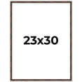 thumbnail image 1 of 23x30 Frame Brown Bamboo with Dark Coffee/Walnut Finish | Solid Wood Picture Frame Width 0.75, 1 of 8