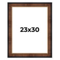 thumbnail image 1 of 23x30 Frame Brown Walnut Gold Ornate Trim Solid Wood Plein Air Picture Frame | 3 Inch Moulding, 1 of 8