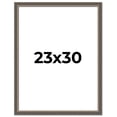 thumbnail image 1 of 23x30 Frame Silver Real Wood Picture Frame Width 1.25 Inches | Interior Frame Depth 0.5 Inches |, 1 of 8