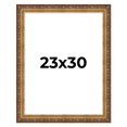 thumbnail image 1 of 23x30 Frame Vintage Gold Solid Wood Picture Frame | 2.5 Inch Moulding Width | Ornate Bronze Museo, 1 of 8