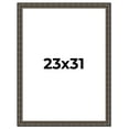thumbnail image 1 of 23x31 Frame Black Bamboo Solid Wood Picture Frame Width 1.5 Inches | Interior Frame Depth 0.5, 1 of 8