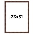 thumbnail image 1 of 23x31 Frame Brown Burl Real Wood Picture Frame Width 1.625 Inches | Interior Frame Depth 0.5 Inches, 1 of 8