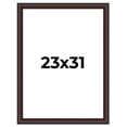 thumbnail image 1 of 23x31 Frame Brown Round Mahogany Solid Wood Picture Frame | 1.625 Inch Moulding Width | with UV, 1 of 8