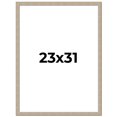 thumbnail image 1 of 23x31 Frame Grey Solid Wood Picture Frame Width 1 Inches | Interior Frame Depth 0.5 Inches |, 1 of 8