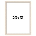 thumbnail image 1 of 23x31 Frame White Real Wood Picture Frame Width 1.75 inches | Interior Frame Depth 0.5 inches |, 1 of 8