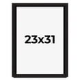 thumbnail image 1 of 23x31 Shadow Box Black Solid Wood Display Picture Frame | 1 Inch Rabbet Depth | | 1.375 Inch, 1 of 4