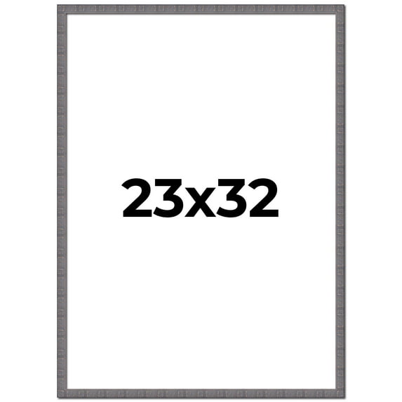 23x32 Frame Blue Kingsley Pewter Solid Wood Picture Frame Width 0.75 Inches |Interior Depth 0.5