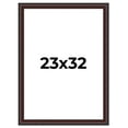 thumbnail image 1 of 23x32 Frame Brown Round Mahogany Solid Wood Picture Frame | 1.625 Inch Moulding Width | with UV, 1 of 8