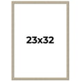 thumbnail image 1 of 23x32 Frame Grey Solid Wood Picture Frame Width 1 Inches | Interior Frame Depth 0.5 Inches |, 1 of 8