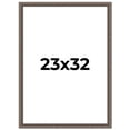 thumbnail image 1 of 23x32 Frame Silver Real Wood Picture Frame Width 1.25 Inches | Interior Frame Depth 0.5 Inches |, 1 of 8