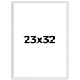 thumbnail image 1 of 23x32 Frame White Real Wood Picture Frame Width 0.75 inches | Interior Frame Depth 0.5 inches |, 1 of 8