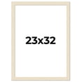 thumbnail image 1 of 23x32 Frame White Real Wood Picture Frame Width 1.5 inches | Interior Frame Depth 0.5 inches | Barn, 1 of 8