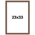 thumbnail image 1 of 23x33 Dark Brown Bamboo Real Wood Picture Frame Width 1.5 inches | Interior Frame Depth 0.5 inches, 1 of 8