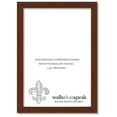 thumbnail image 1 of 23x33 Dark Walnut Rustic Pine Picture Frame for Puzzles Posters Photos or Artwork, 1 of 4