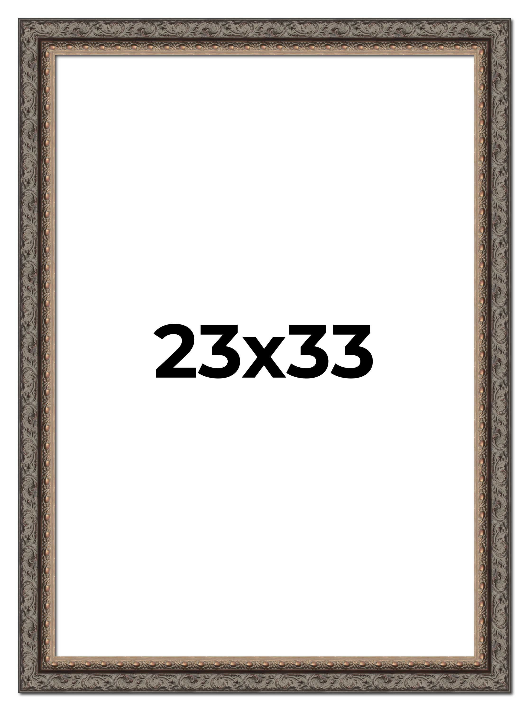 23x33 Frame Black Real Wood Picture Frame Width 2 inches | Interior ...
