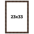 thumbnail image 1 of 23x33 Frame Brown Burl Real Wood Picture Frame Width 1.625 Inches | Interior Frame Depth 0.5 Inches, 1 of 8