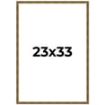 thumbnail image 1 of 23x33 Frame Gold Kingsley Distressed Solid Wood Picture Frame Width 0.75 Inches | Interior Frame, 1 of 8