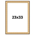 thumbnail image 1 of 23x33 Frame Gold Plein Aire Solid Wood Picture Frame Width 2 Inches | Interior Frame Depth 0.5, 1 of 8