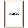 thumbnail image 1 of 23x33 Frame Gold Silver Plein Aire 2" Inch Wide Moulding Solid Wood Picture Frame | Modena, 1 of 8