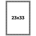 thumbnail image 1 of 23x33 Frame Silver Black Rustic Sonoma Solid Wood Picture Frame | 1.5 Inch Moulding Width |, 1 of 8