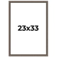 thumbnail image 1 of 23x33 Frame Silver Real Wood Picture Frame Width 1.25 Inches | Interior Frame Depth 0.5 Inches |, 1 of 8